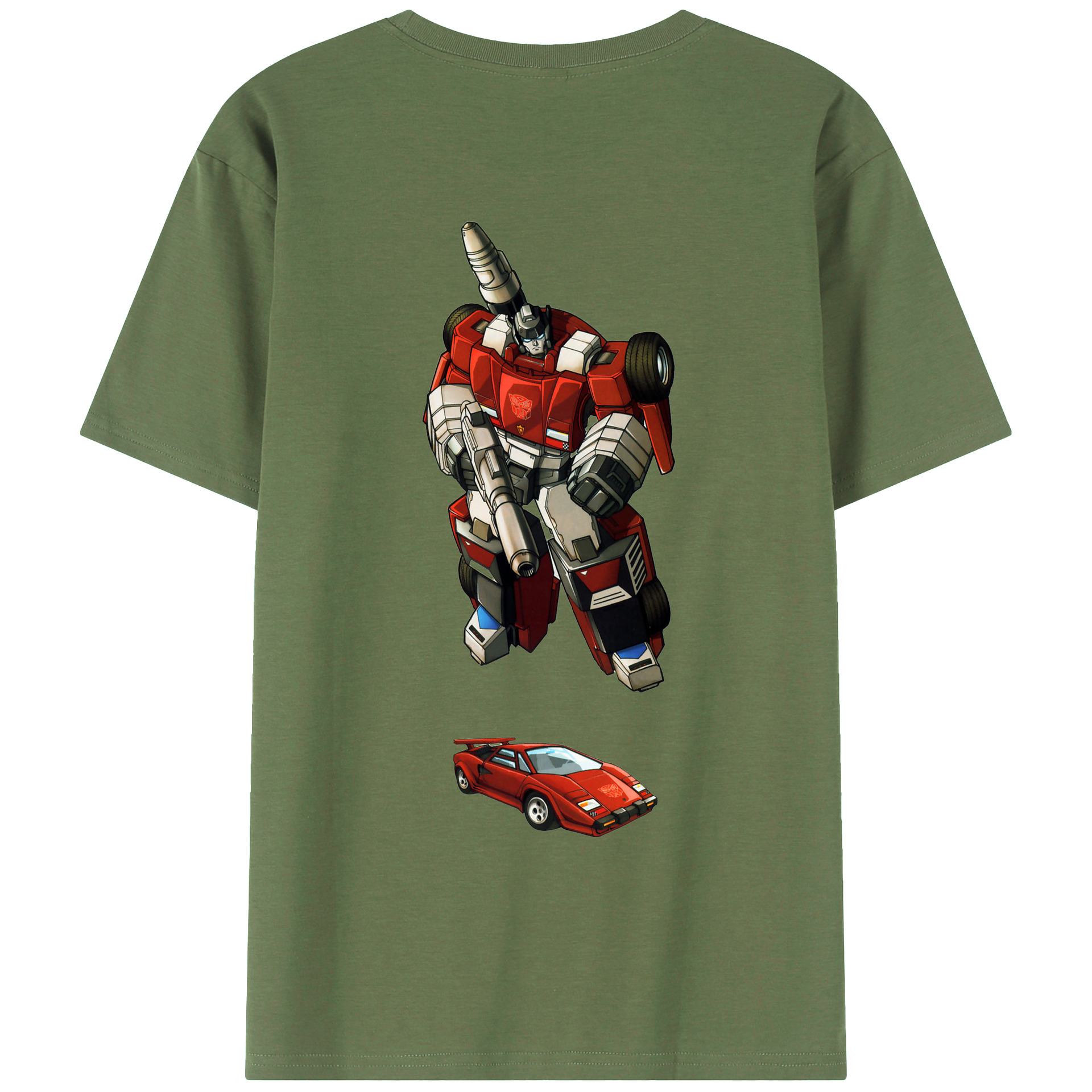 （画像用）  綿100％ メンズ半袖Tシャツ（バックプリント） 通気性